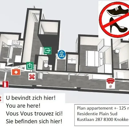 Location! Unique Luxurious 3-bedroom In - 't Zoute Daire *