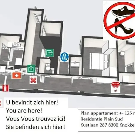 Location! Unique Luxurious 3-bedroom In - 't Zoute Daire
