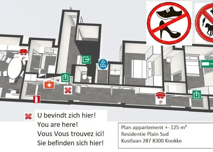 Location! Unique Luxurious 3-bedroom In - 't Zoute דירה *